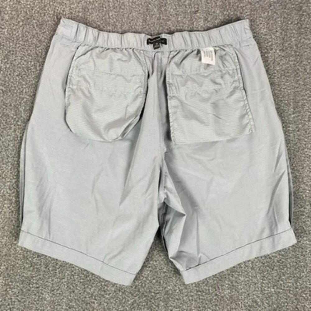 Banana Republic Mens Golf Shorts 38 Comfort Flat Front Gray 9 Inseam Performance